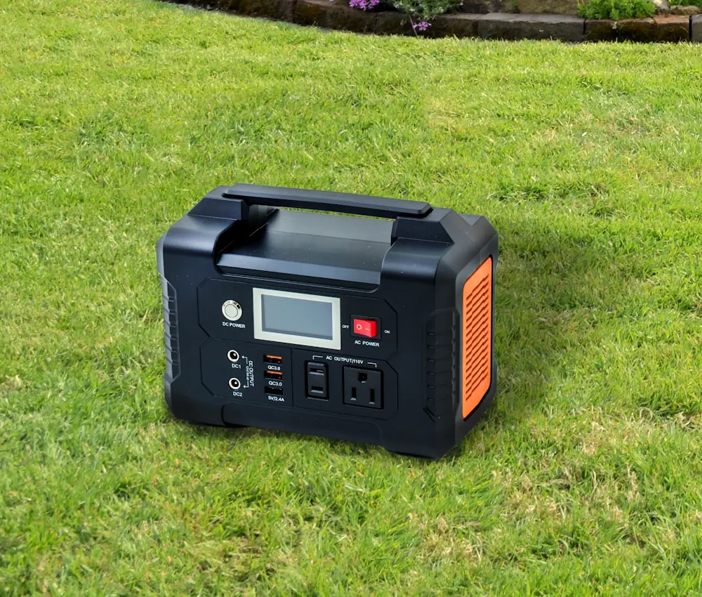 Solar Powerstation im Freien