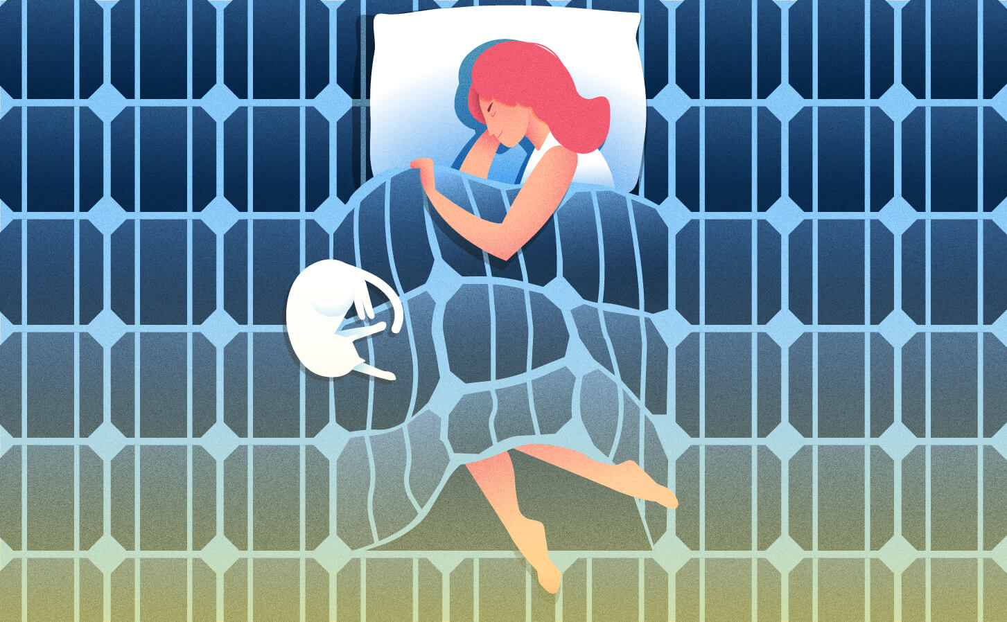 Schlafen unter Photovoltaikanlage - geht das?