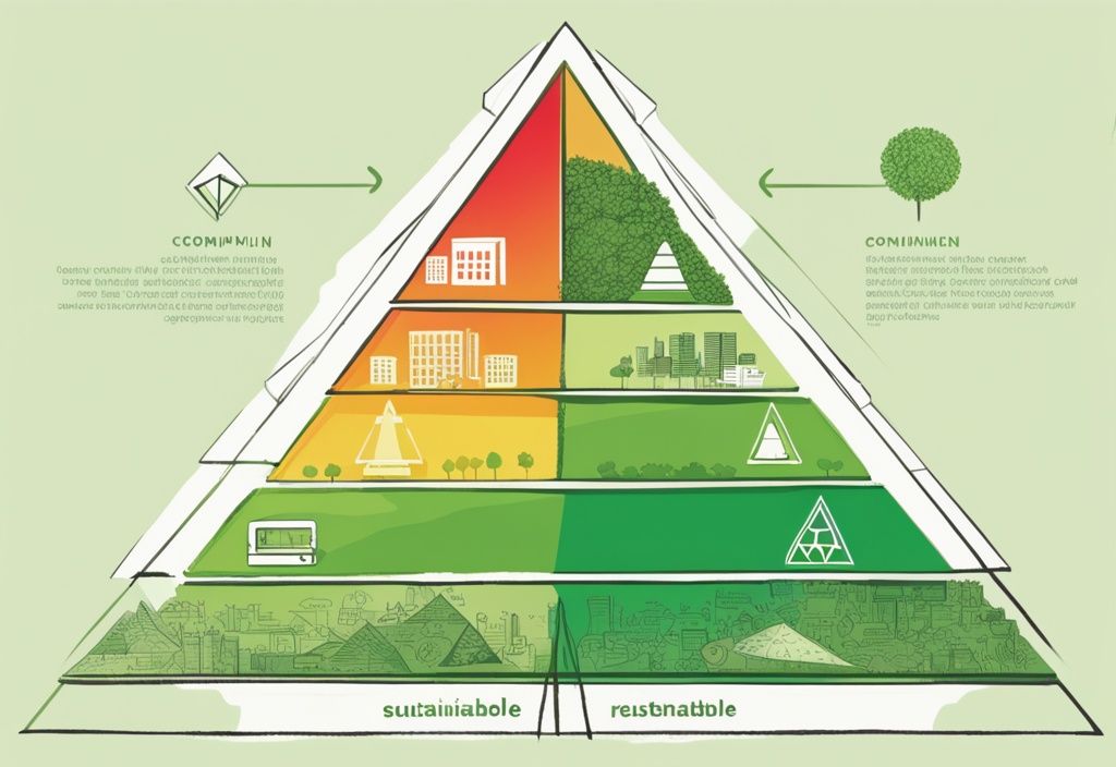 Entdecken Sie die Pyramide des nachhaltigen Konsums für eine bessere Welt